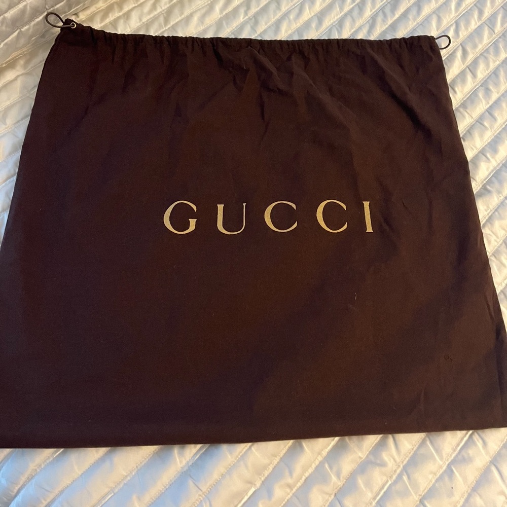 Gucci Black Leather Chain Shoulder Bag - Picture 8 of 8